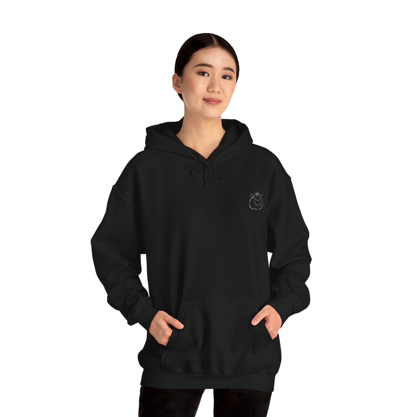 BLACK GHOST HOODIE