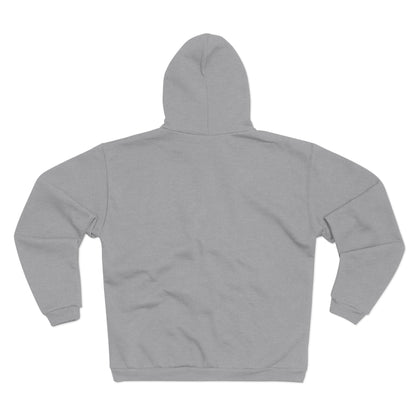 LIGHT GREY GHOST ZIP UP