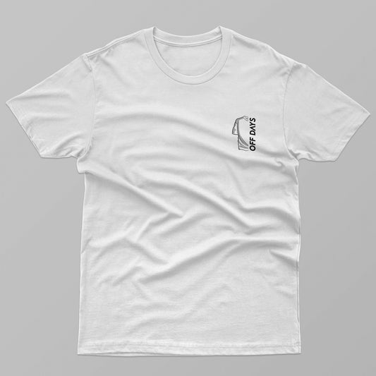 White pyjama combo, short-sleeved shirt with bottoms